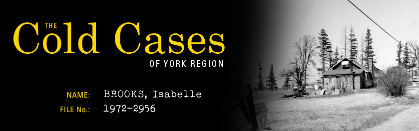 The Cold Cases of York Region: Isabelle Brooks