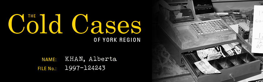 The Cold Cases of York Region: Alberta Khan