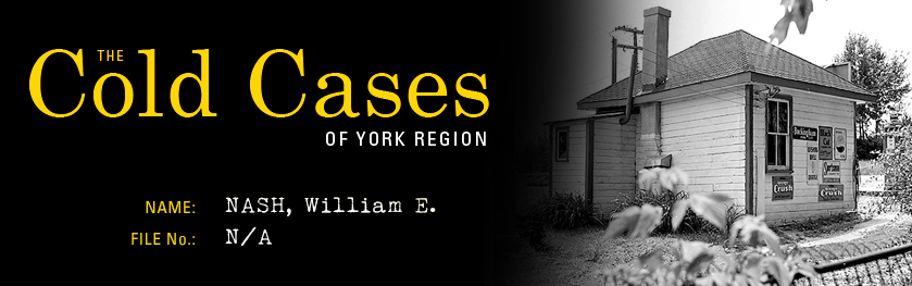 Reads: The Cold Cases of York Region, William Nash