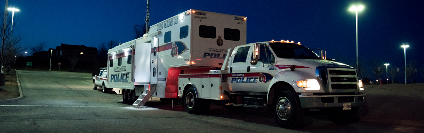 A mobile command trailer