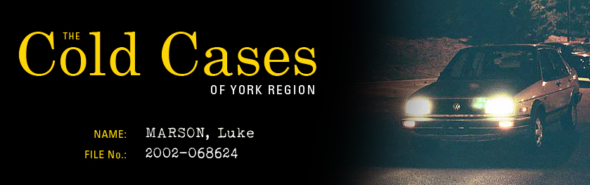 The Cold Cases of York Region: Luke Marson