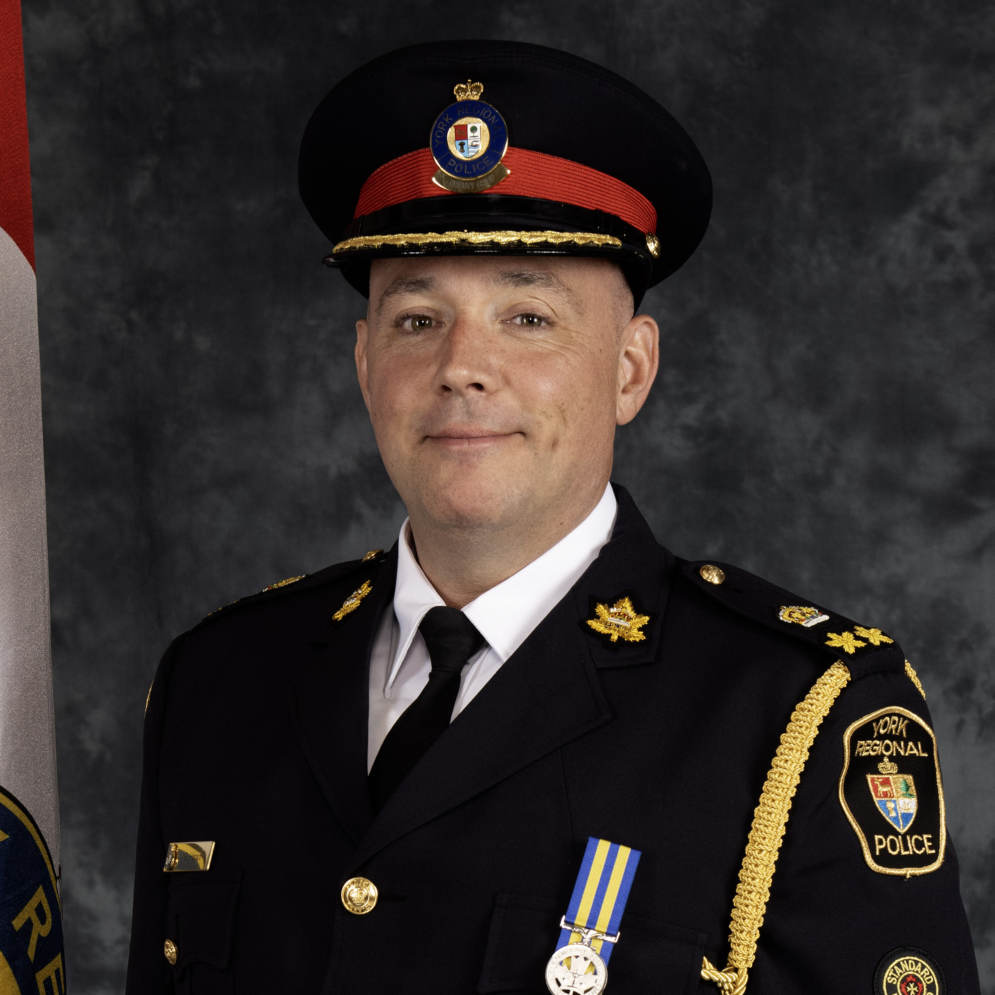 A man in a police uniform