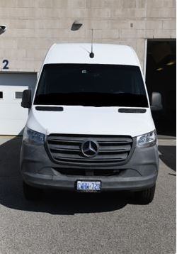 A sprinter van is shown in an image