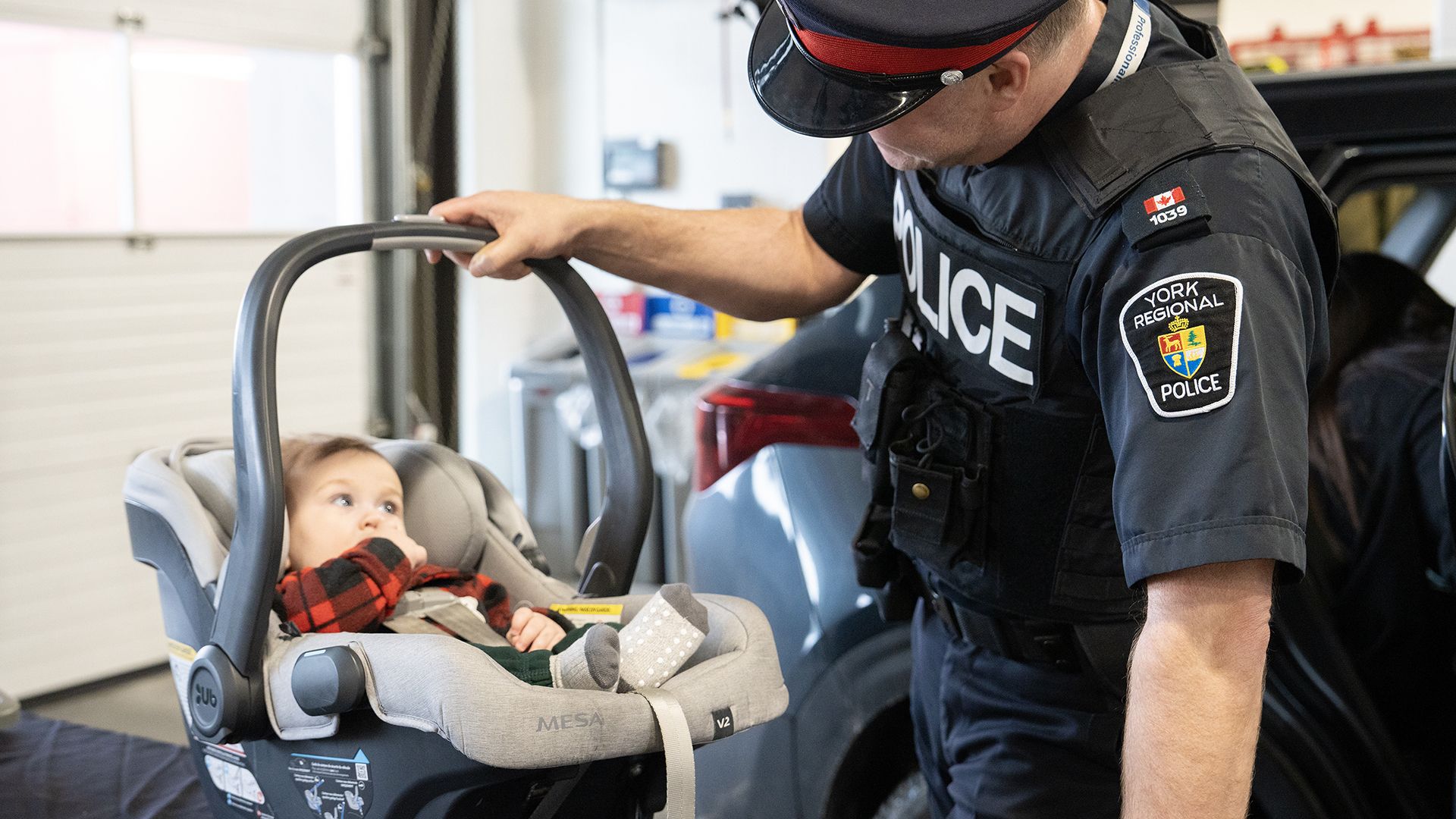 Child car seat clinic