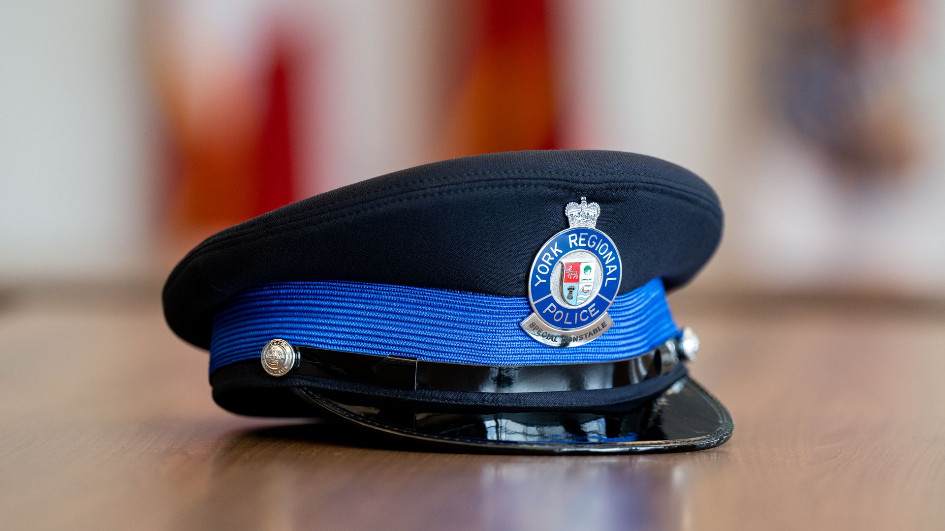A police forage cap