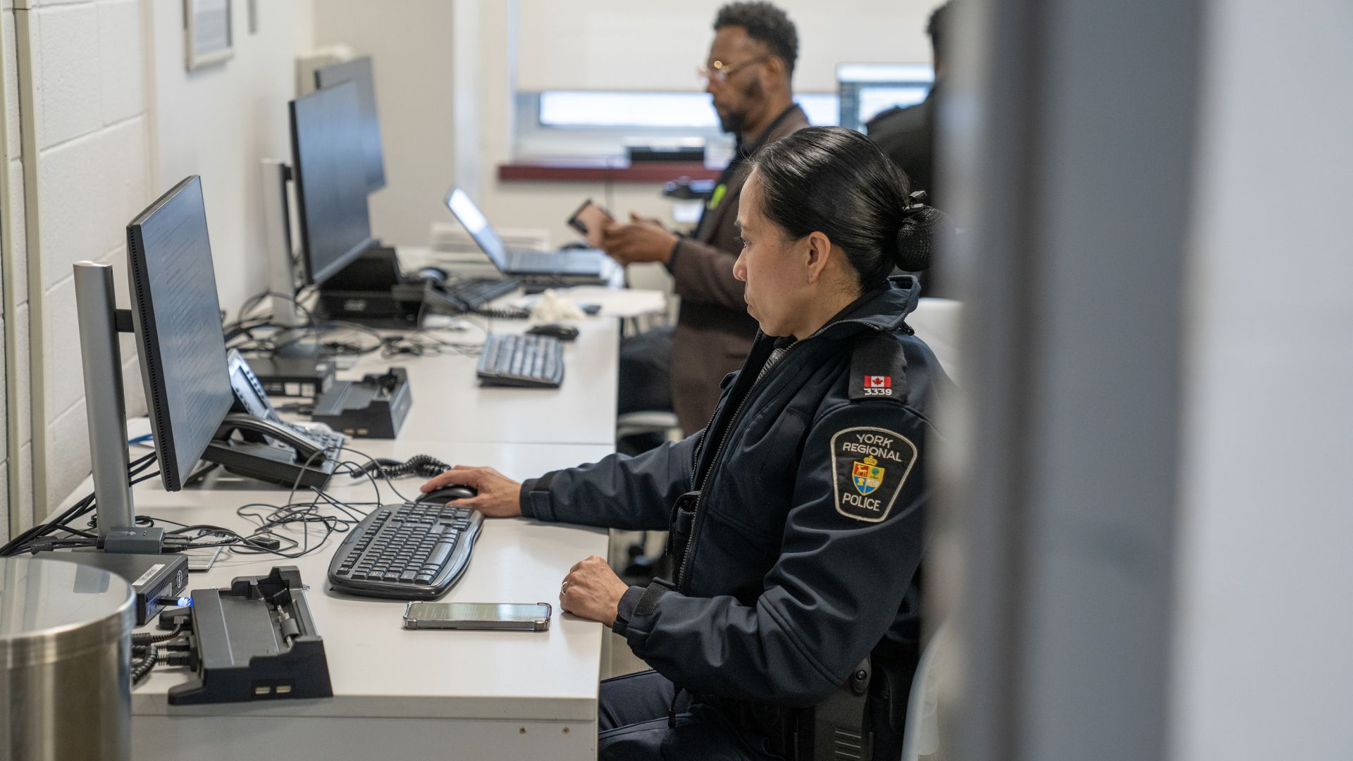 officers investigating