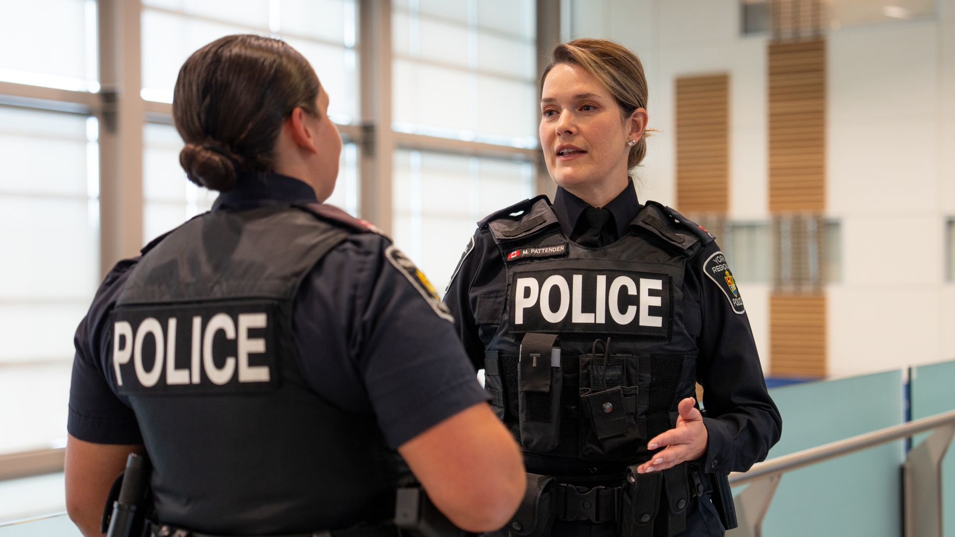 Two women in uniform