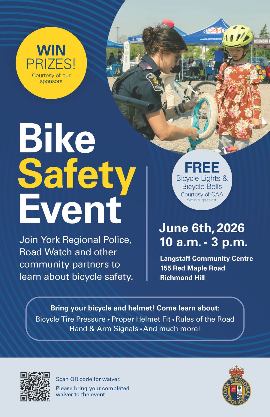 Bicycle Safety Rodeo Poster 2026