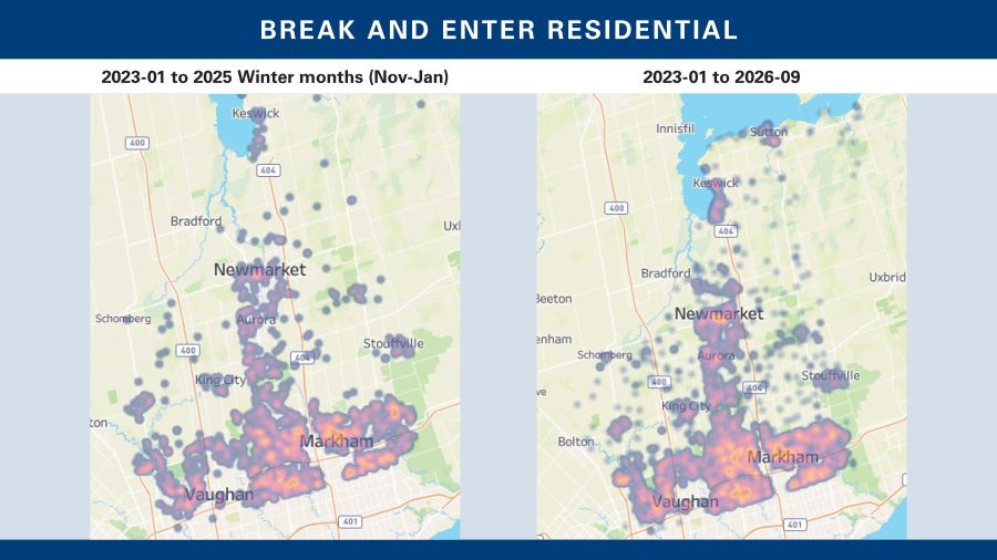 Break and Enters Map