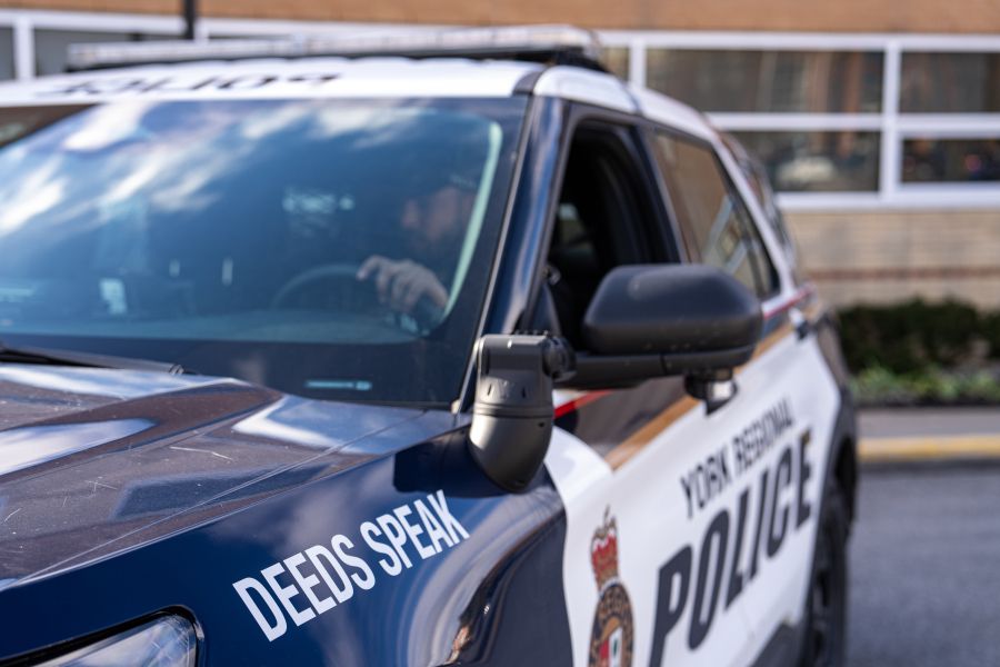 A close up of a YRP cruiser