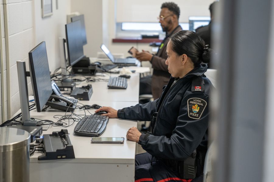officers investigating