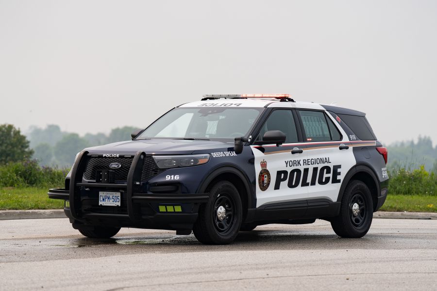 A police car