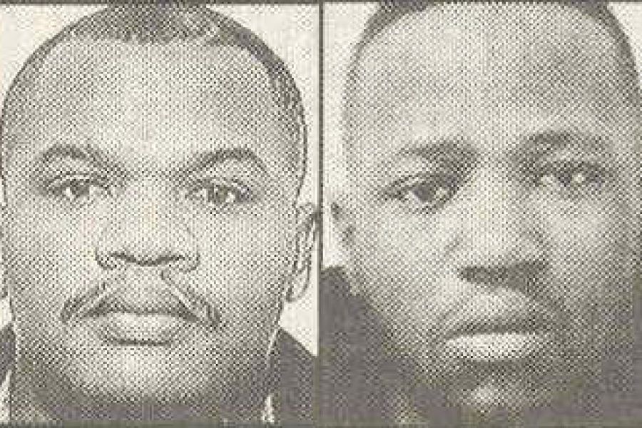 Cold case victims, Everton Brown and Lloyd Mitchell.