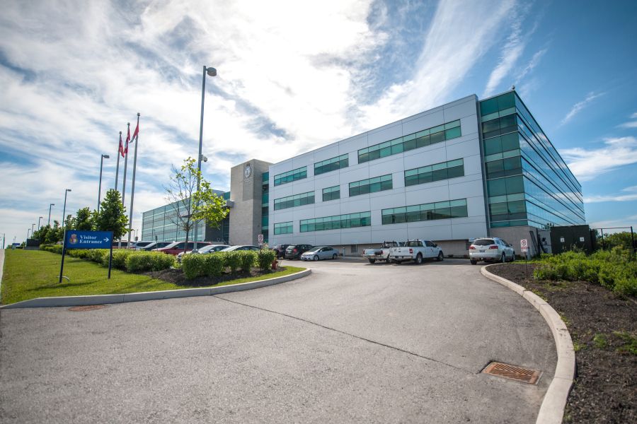 An office building