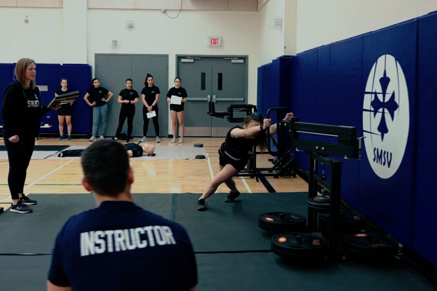 Women participate in Fit 4 PREP boot camp