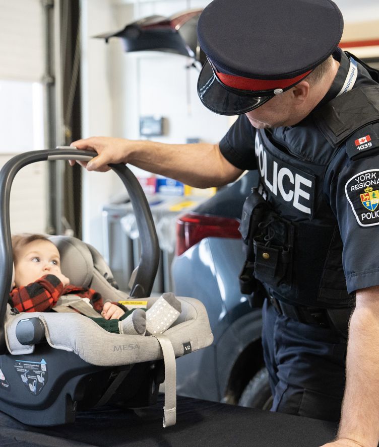 Child car seat clinic
