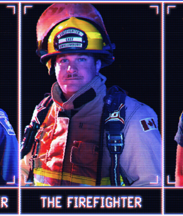 Headshots Police officer, fire fighter and paramedic