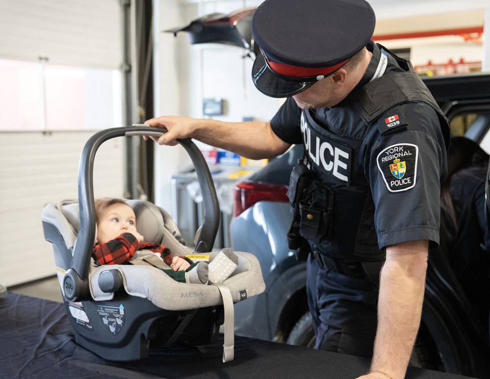 Child car seat clinic