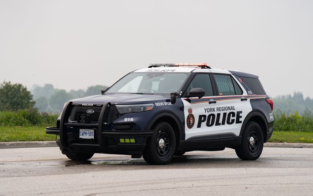 A police car